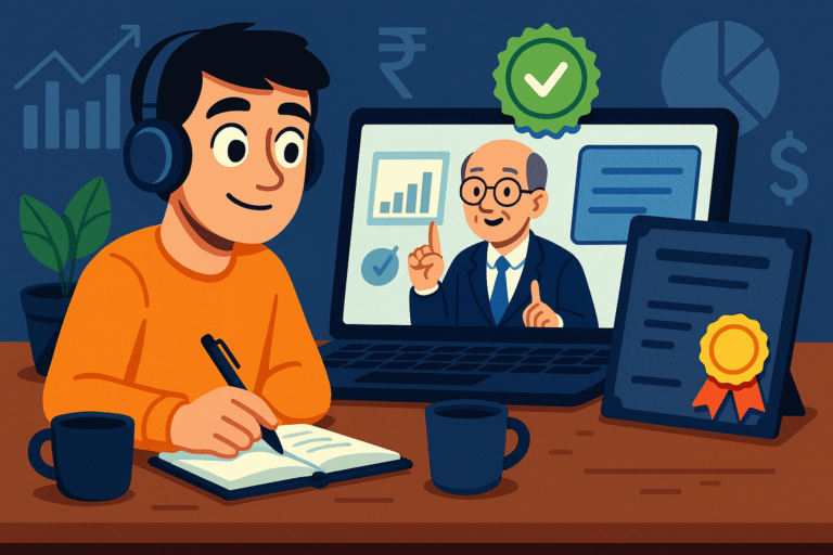 Which Online Finance Certifications in India Are Industry‑Endorsed?
