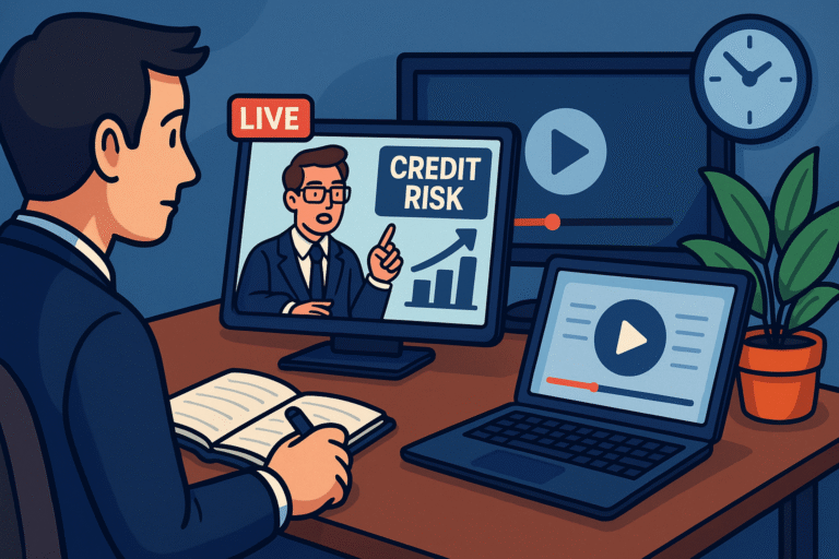 Should You Enroll in a Live and Recorded Credit Risk Modelling Course?